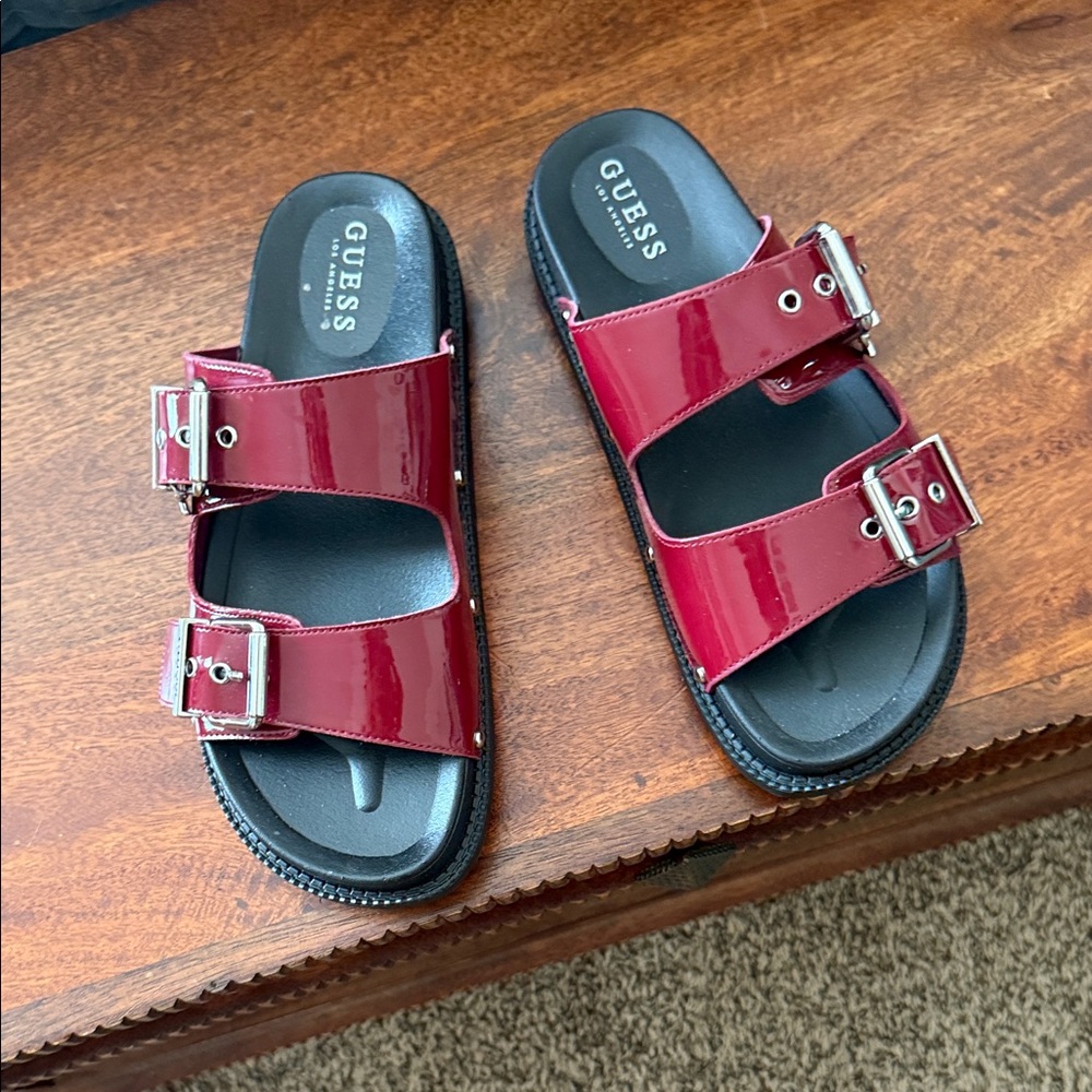 Guess Red Sandals